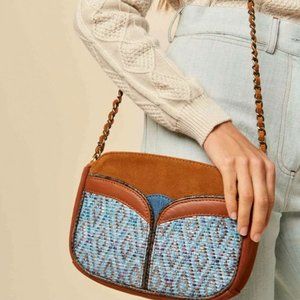 Sessun Divine Leather Shoulder Bag Crossbody Hobo